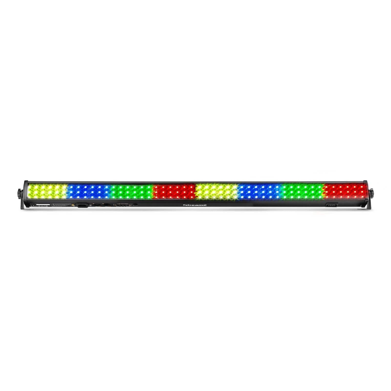 BeamZ LCB144 MKII - LED Bar, professionelle Lichtbar, DJ Lichteffekt, DMX, Soundsteuerung, Master-Slave-Funktion, Partybeleuchtung, LED Party Bar, Light Show Bar, inkl. Fernbedienung