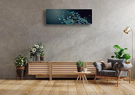 Image of Polyester Printed Air Conditioning Dust Cover Folding Designer Ac Cover For Indoor Split Ac 1.5 Ton (97X 31X 21 Cm ) (Green Pan)