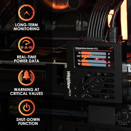 Moniteur WireView Pro II avec mesure par broche et écran TFT IPS GPU