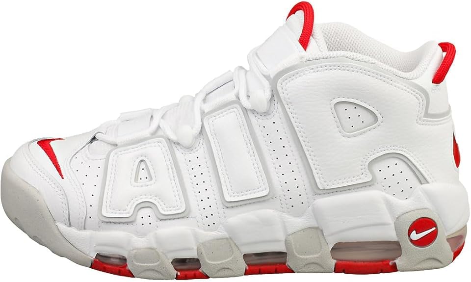 Nike air More Uptempo '96 dx8965-100, White Red Grey, 11.5 US…2