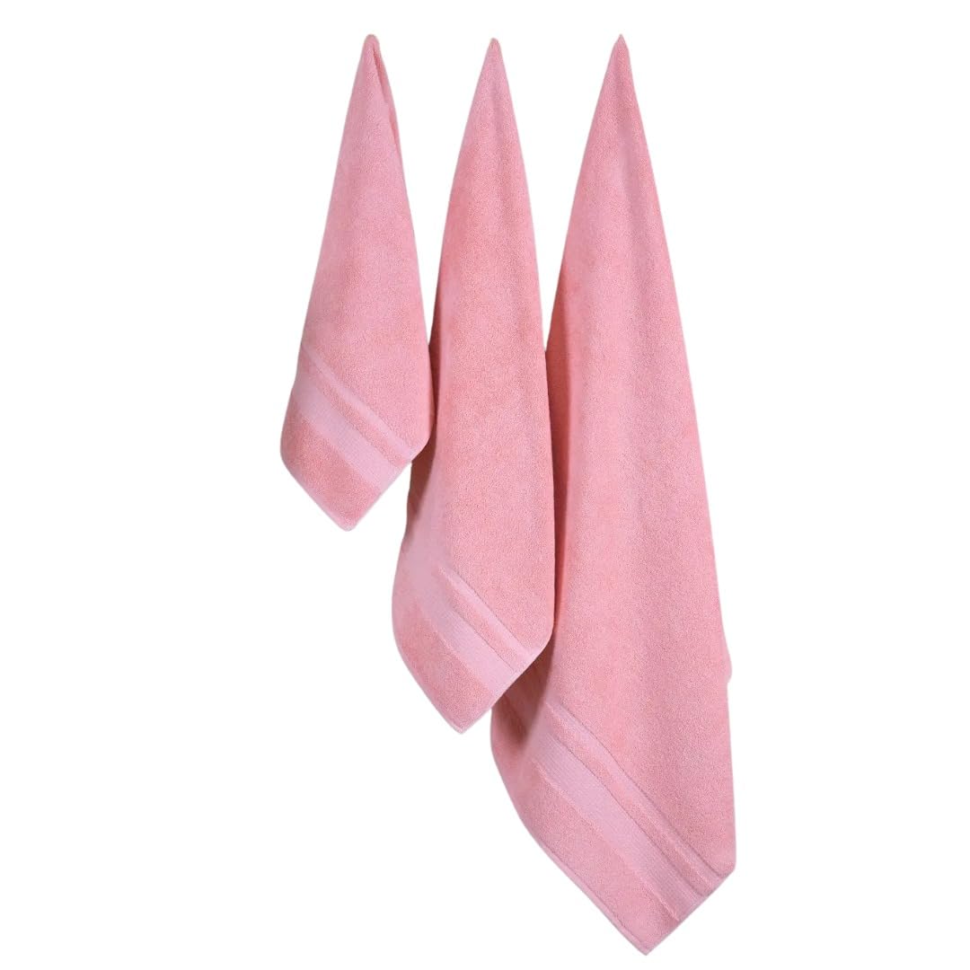 Sterling Mill 600 GSM Turkish Cotton Towels (Pack of 3) – Ultra Soft, Highly Absorbent & Durable, Luxury Towels Set – Ring-Spun Cotton - 50cmx90cm, 70cmx125cm, 100cmx150cm