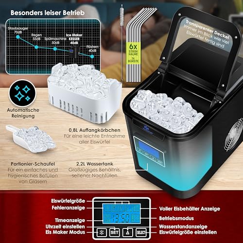 Eiswürfelspender Kesser Eiswürfelbereiter und Eiswürfelmaschine