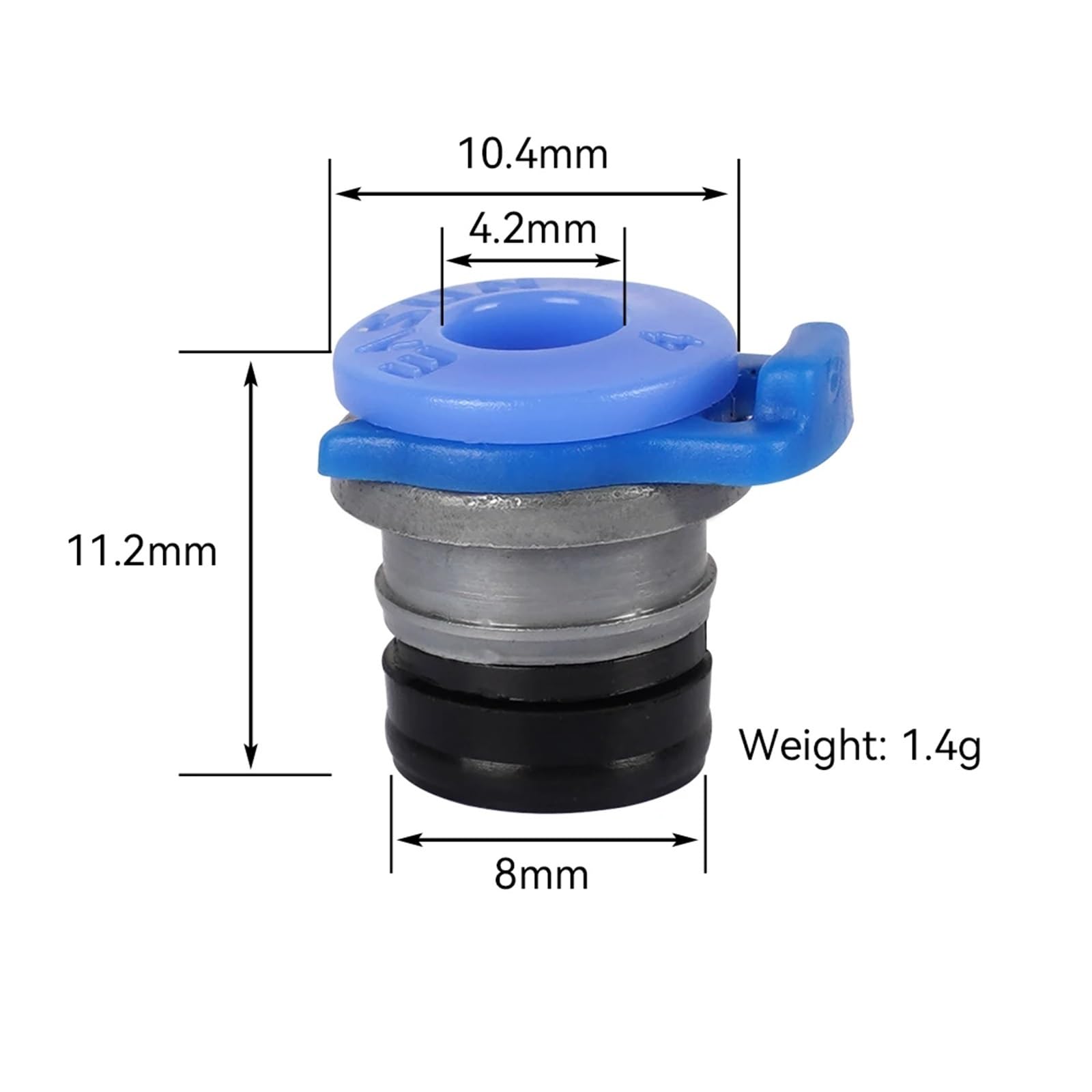 yaoqijie V2.0 M4 Extruder Zubehör 3D Drucker Teile Eingebettete Spannzangen Clips lasting(5 Pcs)