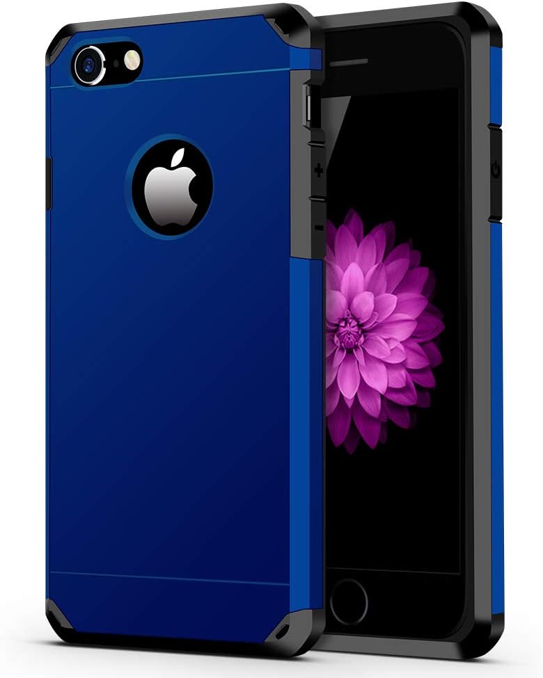 ImpactStrong for iPhone 6 / iPhone 6s Case, Heavy Duty Dual Layer Protection Cover (Navy Blue)