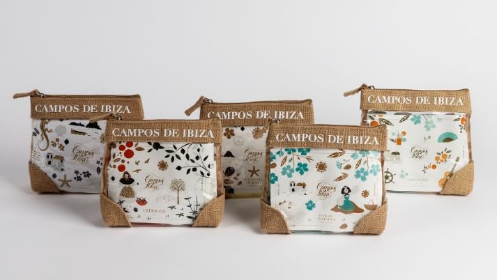 Set da Viaggio Mandarino Fresco Campi di Ibiza - Shampoo + Balsamo + Sapone - Fragranza Naturale ed Eco-Responsabile - Dermatologicamente Testato - 3 Pezzi Compatti da Viaggio