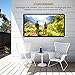 Camping Projector Screen for Tent,Projector Screen 72 Inches 16:9 Thicken Portable Non Crease Soft White Polyester Projector Curtain Projection Screen(72 inches)