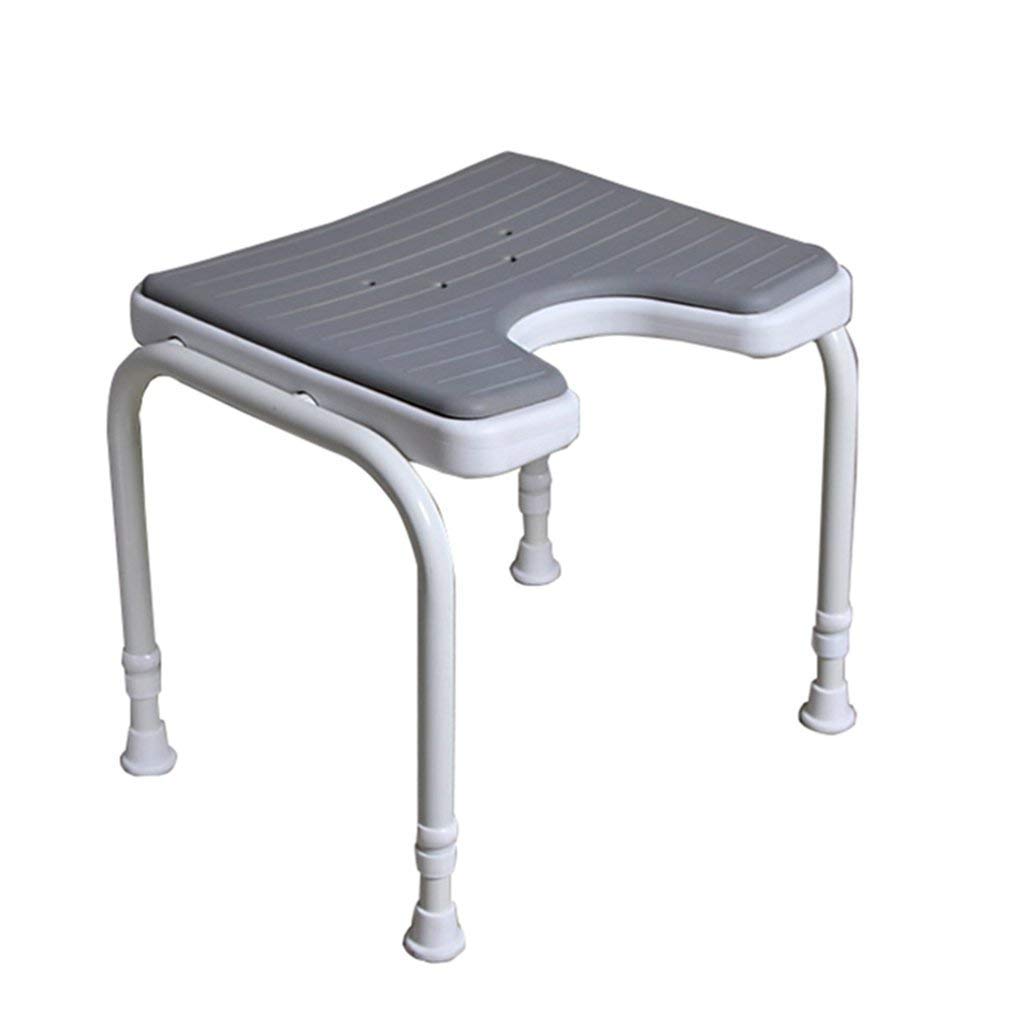 Tabouret de bain avec hauteur réglable et pieds antidérapants