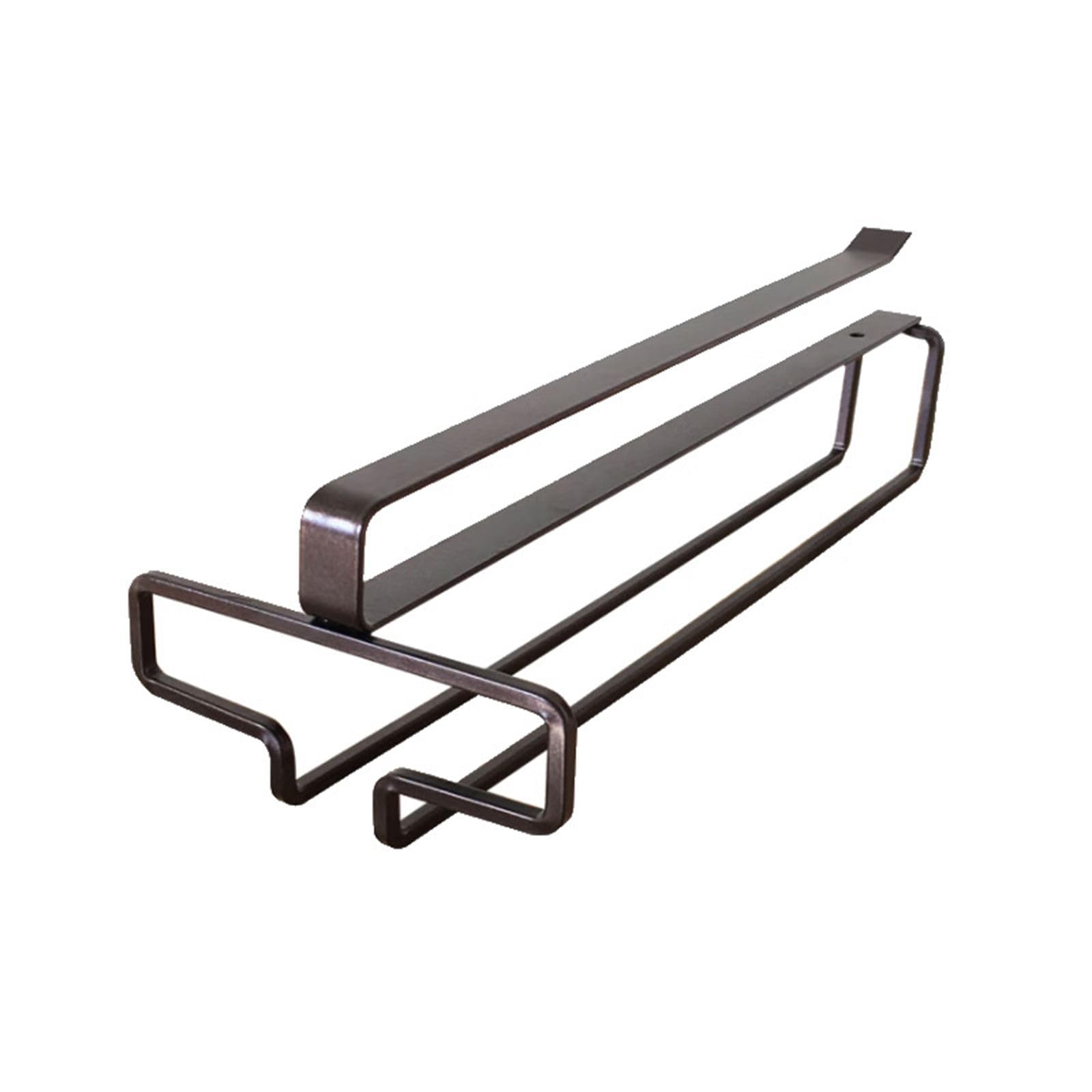 Hsioluted Easy Install Hanging Wine Glass Holder Efficient Wine Glass Holder Easy Install Under Cabinets Organizers for Stemwares Stemwares Organizers