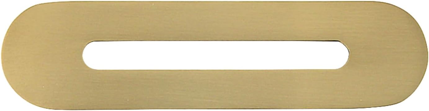 Kingston Brass TC4027 Made to Match Bathtub Overflow Hole Cover, Brushed Brass