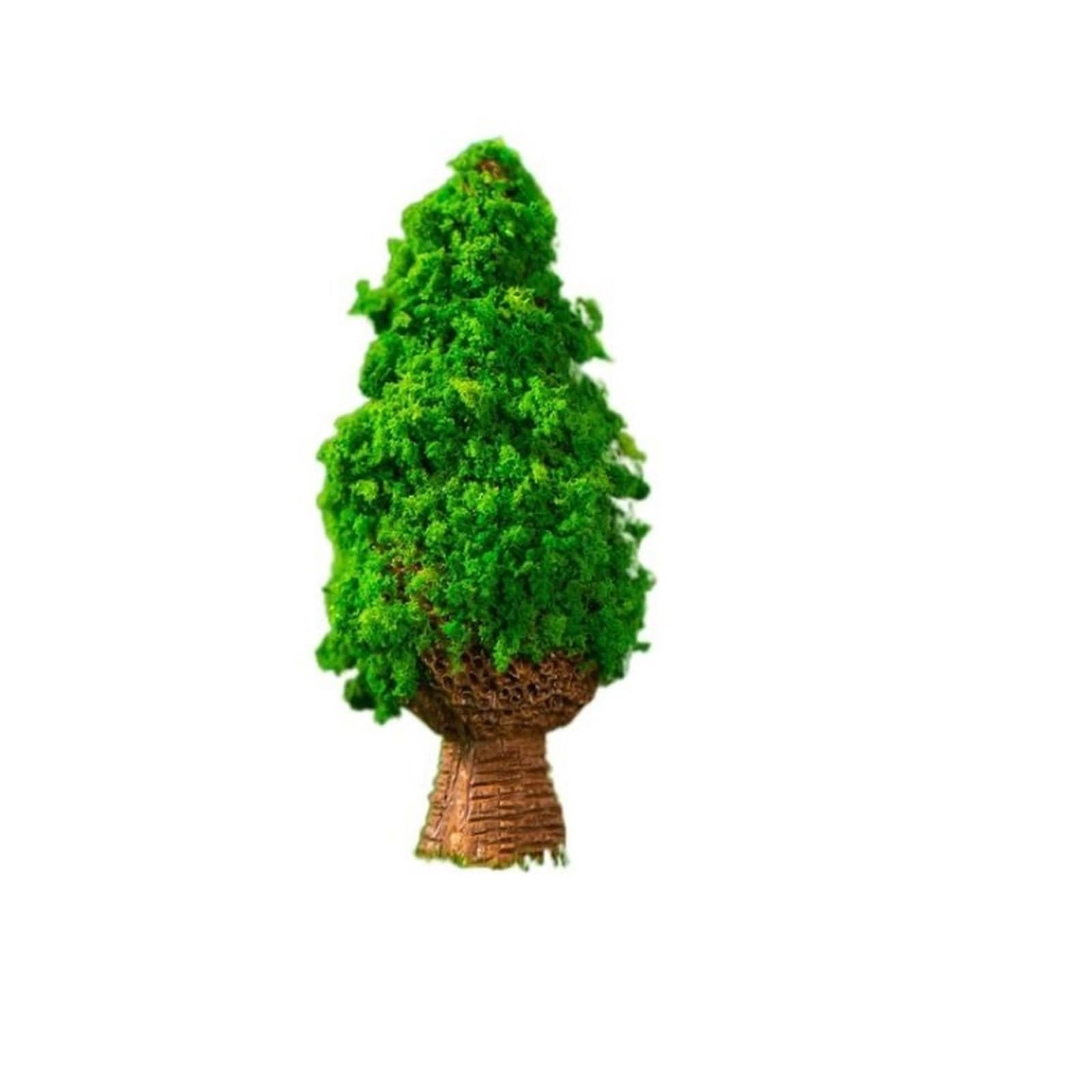 DUNSBY Model Trees 3pcs Simulation Mini Flower Tree Miniature Fairy Garden Moss Micro Landscape Decoration Ornament Resin Crafts(Color-11)