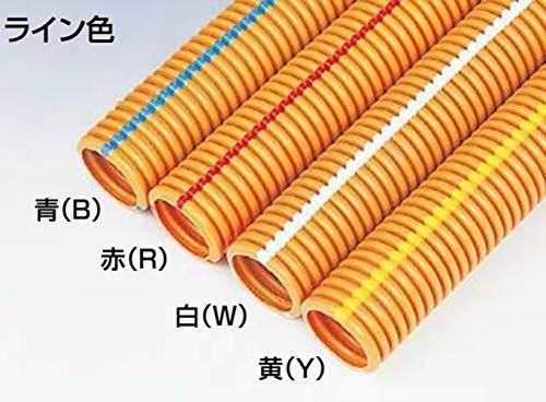 Amazon | 未来工業 ミラフレキCD φ42×30m オレンジ/ラインなし MFCD-42