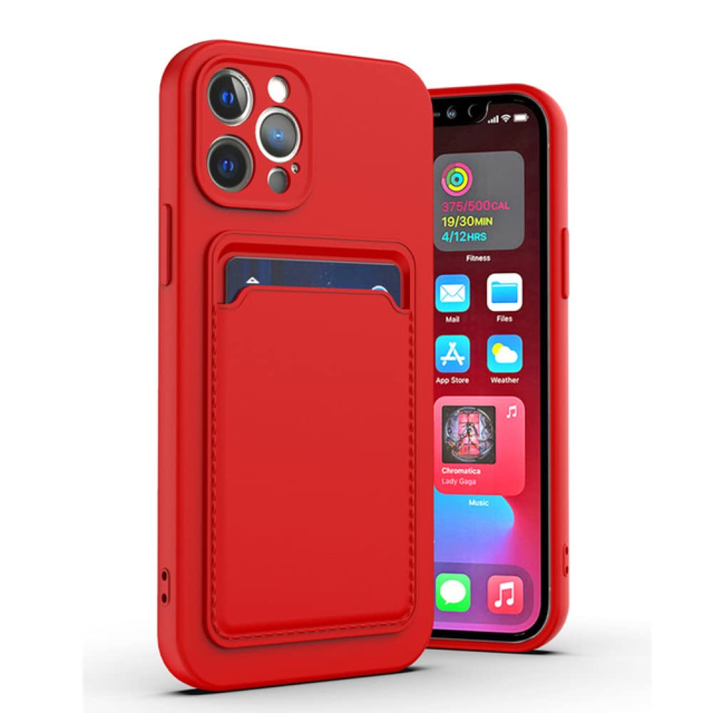 Custodia Flip In Vera Pelle Per IPhone 13/12/11 Pro/Max Con Slot Carte E Supporto