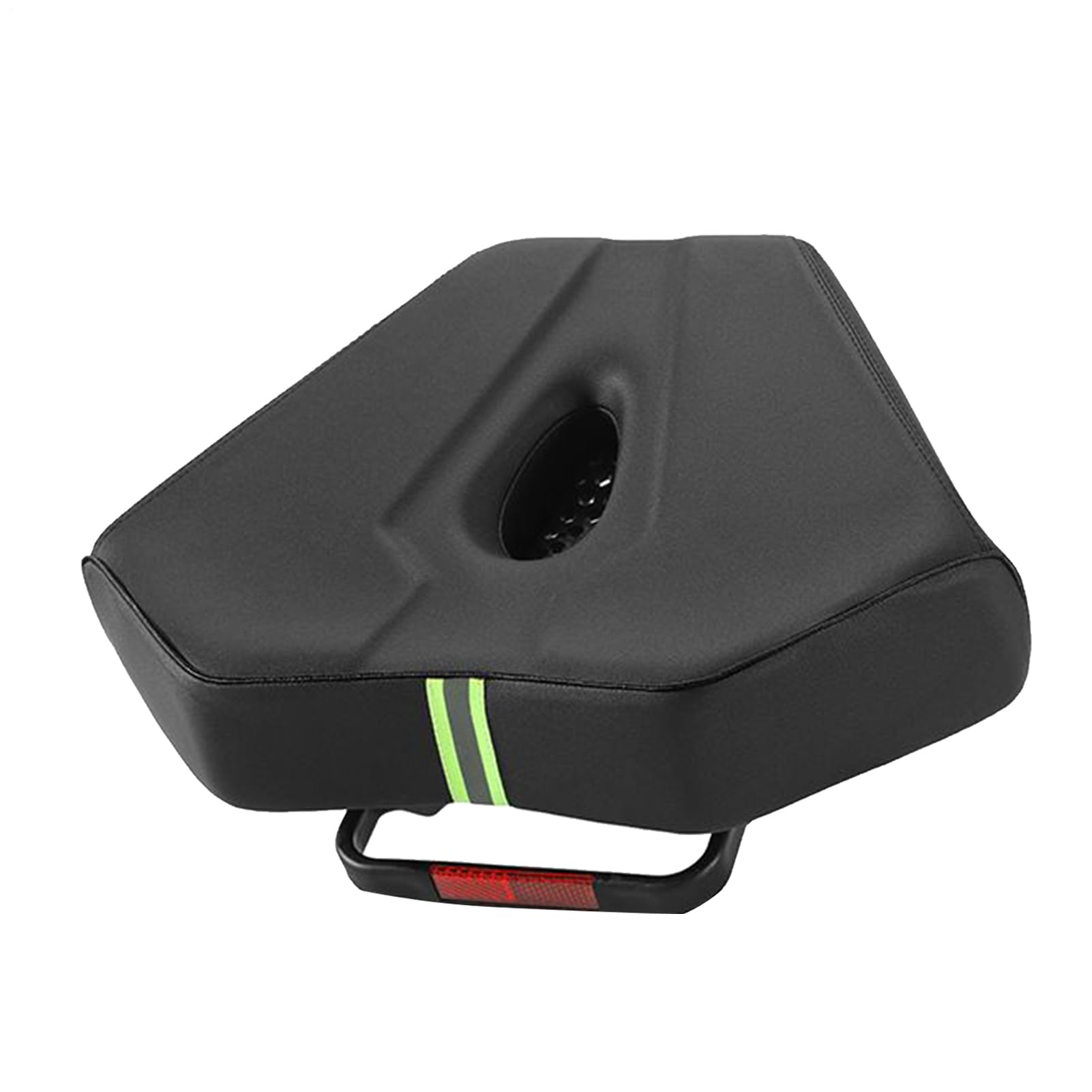 Selle da bicicletta da uomo, con schienale largo, con imbottitura e imbottitura, accessorio da ciclismo per adulti e giovani