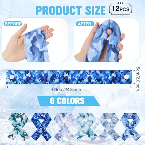 Image of Hanaive Cooling Neck Wraps with Button