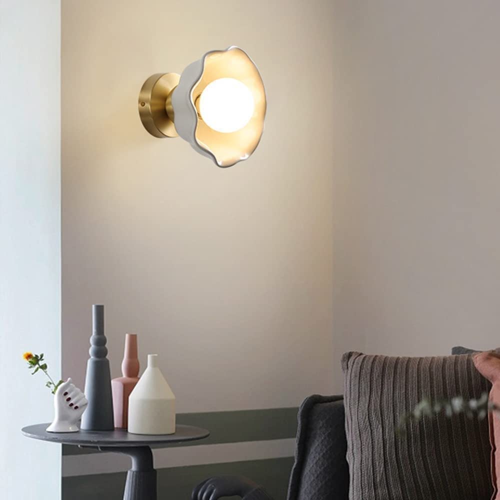 Luxus wandleuchten Vintage E27 Wandleuchten Keramik Lampenschirm Lesen Wandleuchte Kopfteil Nacht Leselampe Leuchte Aufbau Nachttischlampe Dekorative Wand Laternen für Wohnzimmer Schlafzimmer Studie