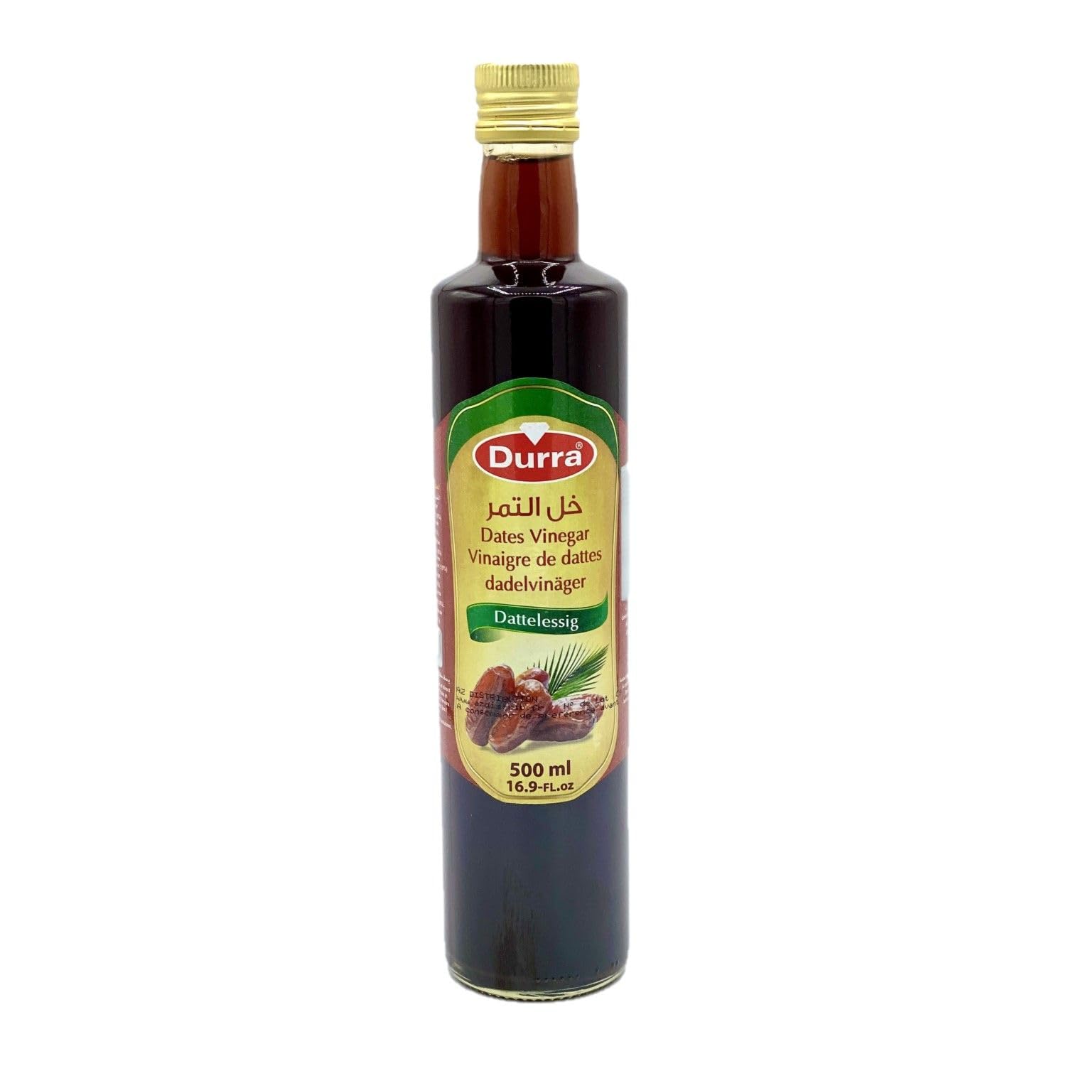 Vinaigre de dattes - Durra - bouteille 500ml