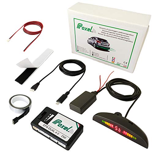 Proxel , EPS-DUAL 4.0 Sensores De Aparcamiento Electromagn&eacute;ticos Traseros Invisible, con Pantalla Wireless, Kit Universal