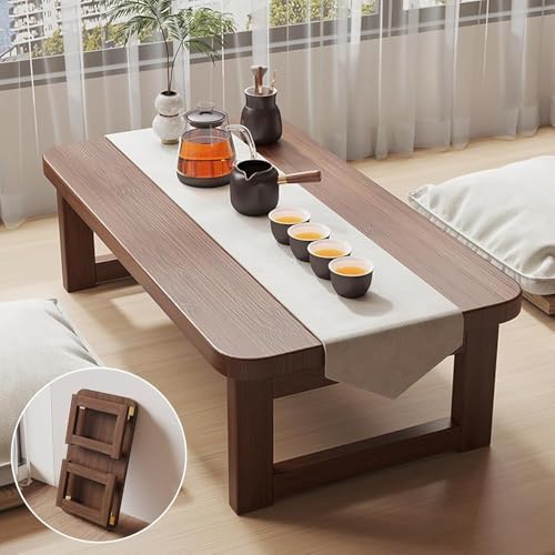 Table basse pliante bambou pour s'asseoir au sol - 2