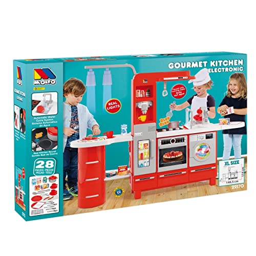 M MOLTO Gourmet Elektronische Spielküche + Set Acc Küche – Bild 5