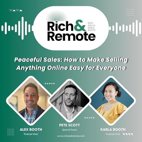『Peaceful Sales: How to Make Selling Anything Online Easy for Everyone with Pete Scott』のカバーアート