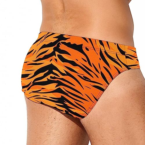 Supdreamc Men's Low Rise Swimwear Briefs Print Bikini Swimsuit3