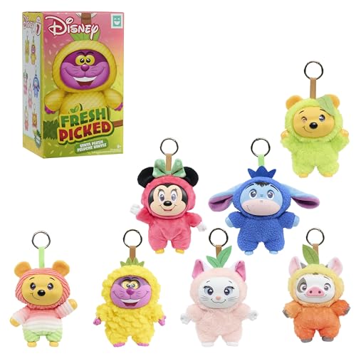 HAPPY HAUL Disney Fresh Picked Blind Box Plush Collectible Toy, Vinyl-Faced Plush Clip-On in Fruit...