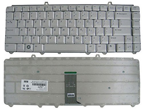Laptrix 0NK750 Silver US Laptop Keyboard Compatible with Dell Inspiron 1545 1540 1546 1410 1420 1520 1521 1525 1526 P446J 0P446J NSKD9301 NSK-D9301 Series