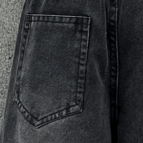 Cargo Pants for Girls Baggy 𝗩intage Trousers Wide Leg Pants Elastic Waist Streetwear Jeans with Multi Pockets3