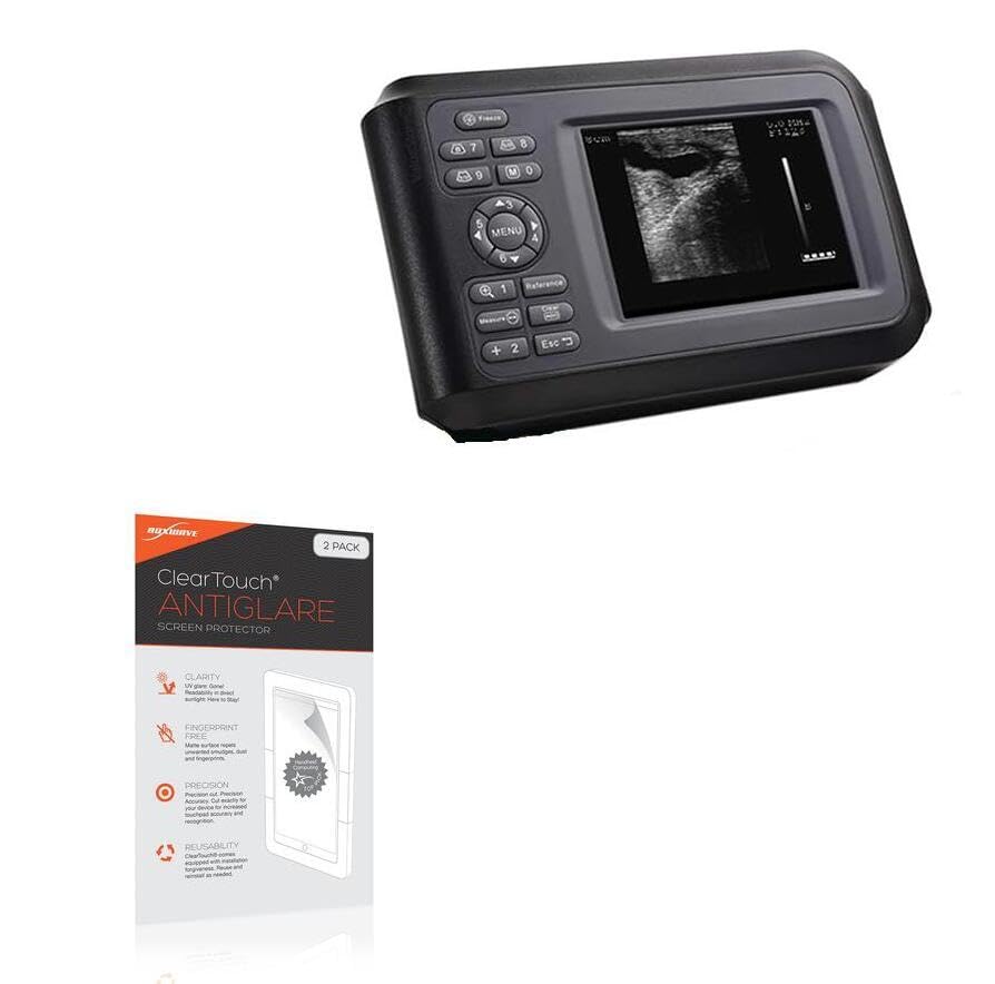BoxWave Screen Protector Compatible With ValueStore.us Portable Ultrasound Scanner B06XDJ73GT - ClearTouch Anti-Glare (2-Pack), Anti-Fingerprint Matte Film Skin
