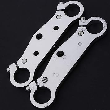 FLAWISH Front Upper Triple Tree Steering Stem Fork Clamp 25mm for 49cc Mini Dirtbike