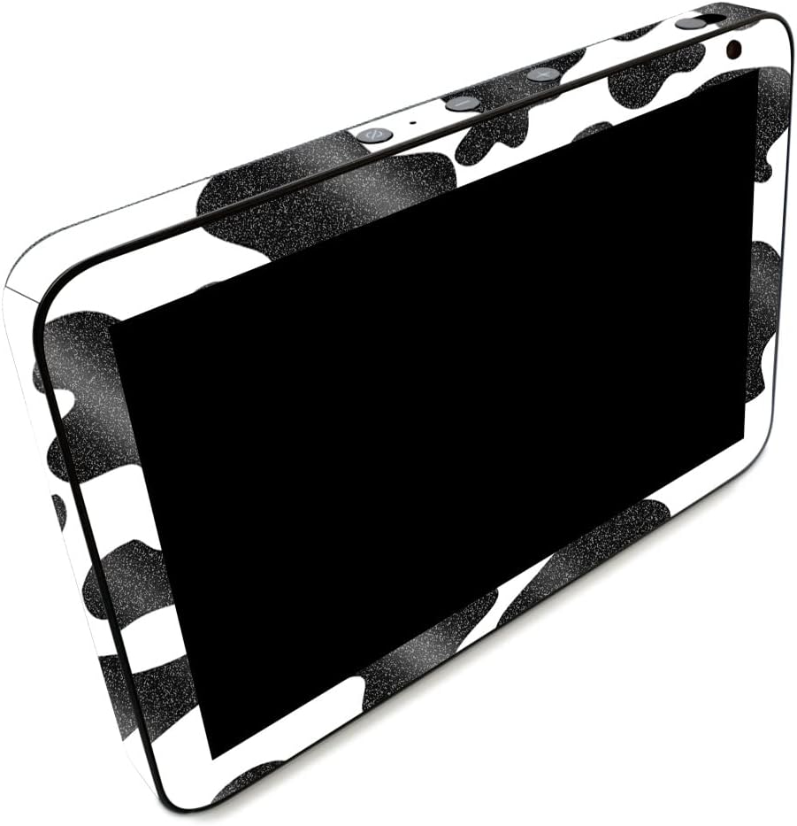 MightySkins Glossy Glitter Skin Compatible with Amazon Echo Show 8 (Gen 2) - Cow Print | Protective, Durable High-Gloss Glitter Finish | Easy to Apply | Made in The USA