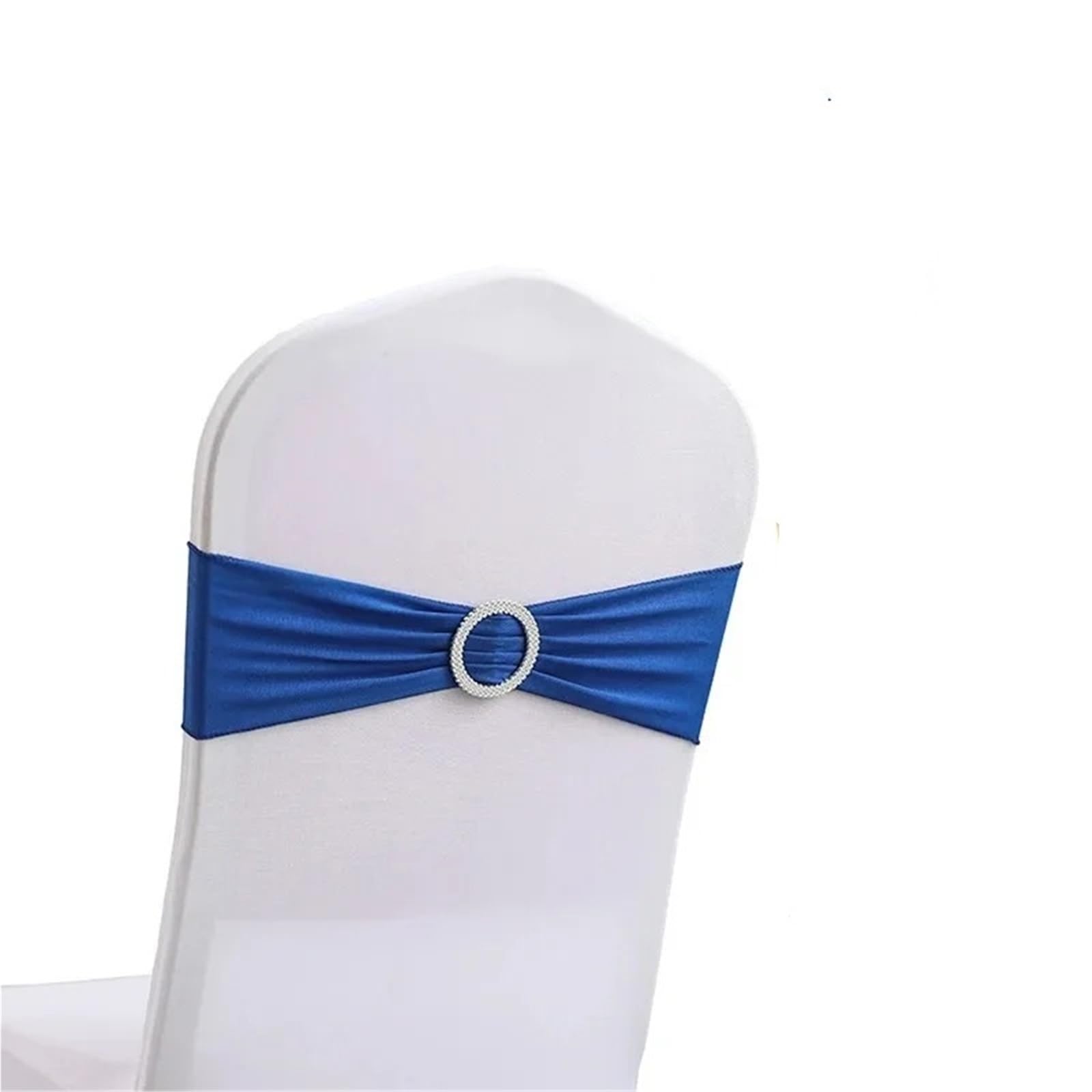 YGSGJSP Chair Sashes 10PCS Elastic Chair Knot Wedding Decoration Buckle Sashes Back Cover Mariage Hotel Home Seat Elegant Ribbon Decors for Wedding(Color 17)