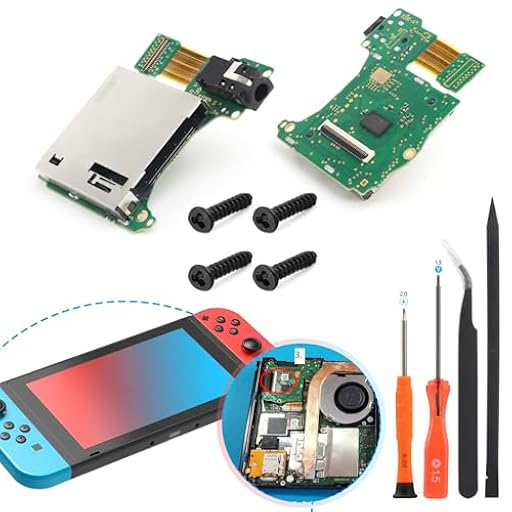 RongZy Ranura para Tarjeta de Juego para Nintendo Switch NS Lector de Tarjetas de Juego Accesorio de Repuesto para NS Switch con Herramienta y Tornillo de Mango | Ya disponible en tu tienda friki favorita! En mundofriki.es!