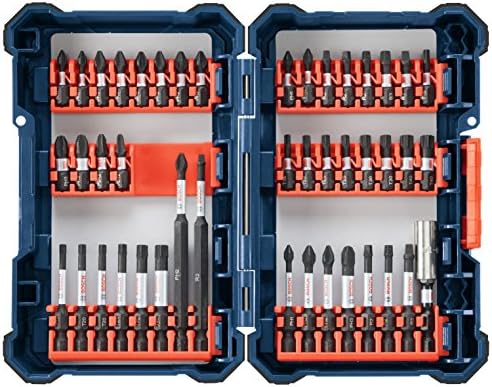 BOSCH SDMS44 44 Piece Impact Tough Screwdriving Custom Case System Set