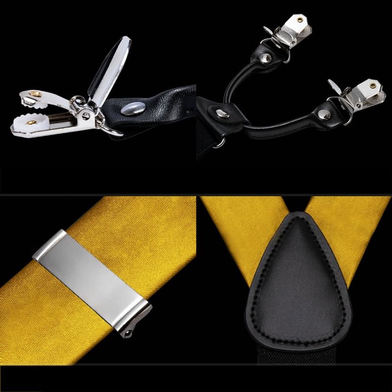 Juego de Tirantes y Corbata de Seda para Hombre miniatura 5