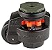 FOOTMASTER GD-100S-BLK Nylon Wheel and NBR Pad Leveling Caster, 1650 lbs, Stem Mounted with 0.63" Mounting Hole Diameter, Black Finish