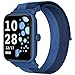 Produktbild BIGGERFIVE Smartwatch Kinder, Fitness Tracker Uhr Digitale Fitnessuhr mit Schrittzähler, 24/7 Puls, 5ATM Wasserdicht, Schlaf-Monitor, Wecker, 1,5" HD-Touchscreen für Mädchen Jungen 3-14, Nylon