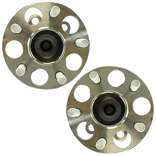 Image of TRQ Rear Pair Wheel Bearing and Hub Assembly Set 2 Piece for Toyota | for 2010-2015 Toyota Prius 2012-2015 Toyota Prius Plug-In