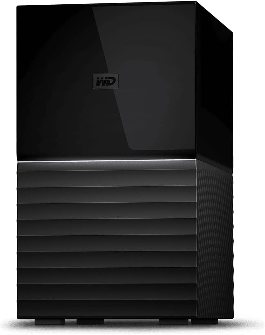 WD 36 TB My Book Duo Desktop RAID USB 3.1 External Hard Drive and Auto Backup Software