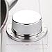 10pcs Stainless Steel Kitchen Timer with Magnetic Base Manual Mechanical Cooking Timer Countdown Cooking Tools(Black)