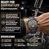 Stylish Stainless Steel Chronograph Watches for Men with a Hefty, Solid-Build Feel Waterproof Quartz Mens Watches with Auto Date & Second Subdials, Refined Gifts for Men, Boyfriend, Husband, Dad