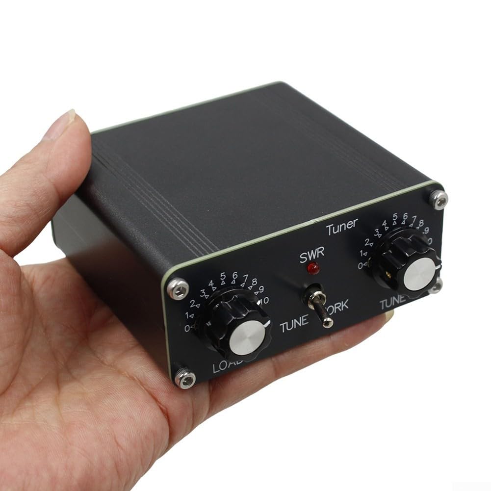 QRP Tuner d'antenne manuel pour Z-Match QRP Tuner d'antenne manuel 3-28 MHz 5 W Réglage manuel pour radio HAM