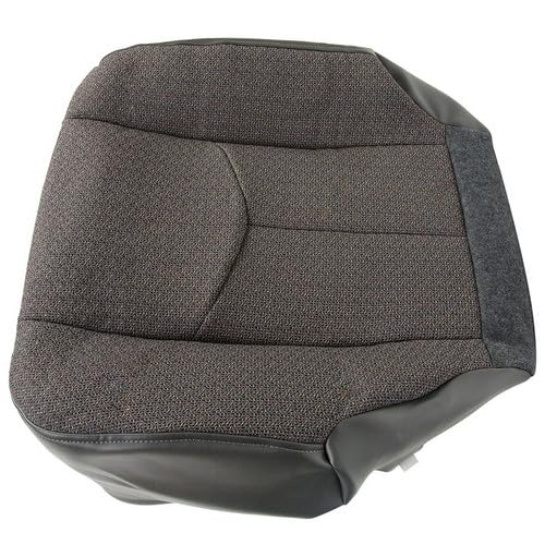 Mievlyo Gray Passenger Side Bottom Replacement Cloth Seat Cover Compatible with Chevy Silverado GMC Sierra 1500 2500 3500 2003-2007 - Thumbnail 4