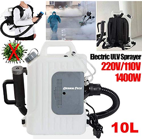 eco-SPRAY Portable Backpack ULV Fogger/Sprayer Electric Machine, 110V, Distance 8-10 Meters - Disinfection