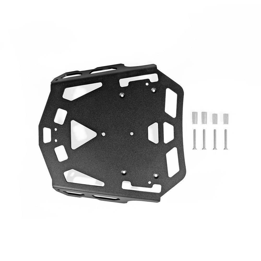 Moto Portapacchi Posteriore per Triumph per Tiger 800 Tiger800 Portapacchi Posteriore per Moto in Alluminio Nero Supporto Bagagli Moto