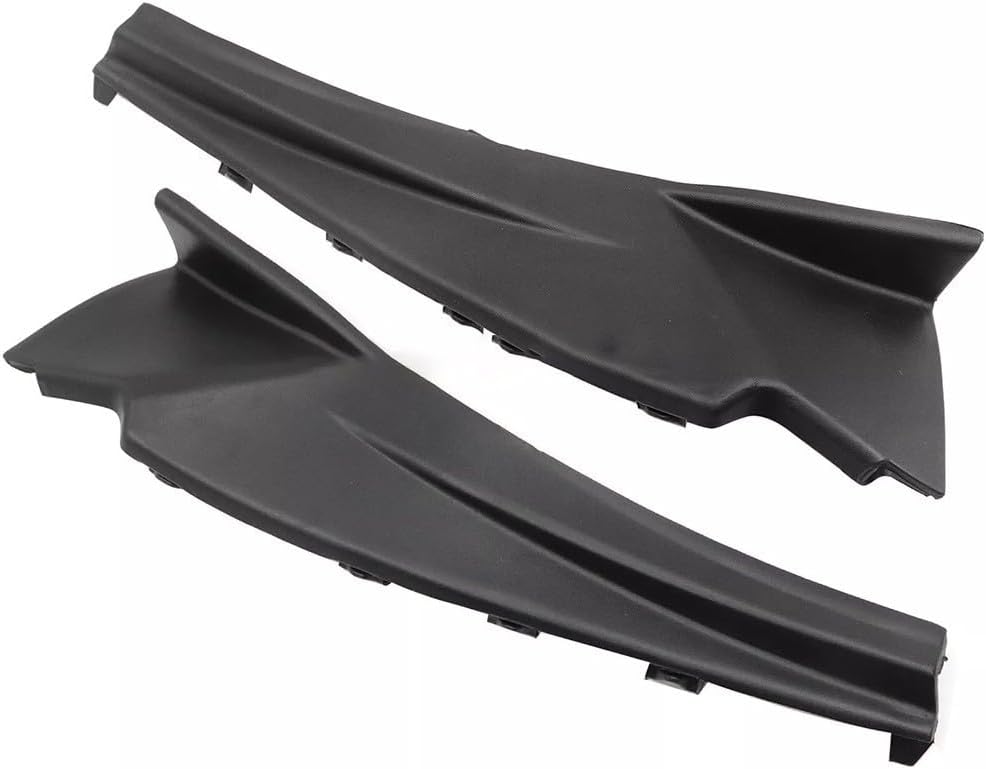 Front Wiper Cowl Extension Trim Pair For Nissan For Pathfinder 2013-2020 Black Exterior Windshield Cover Replacement Parts OEM 66895-3KA0A 66894-3KA0A