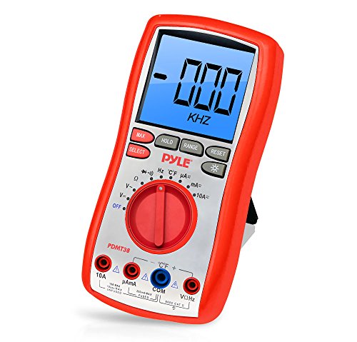 Pyle PDMT38 Digital LCD AC, DC, Volt, Current, Resistance, Range ...