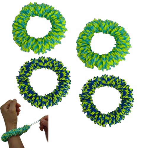 4 Pack Skin Picking Fidget Bracelet,Relax Anxiety, for Skin Pickers Fidget Adults - Main Image