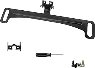 neynavy 1 PC Car Rear View Camera License Plate Bracket, Universal Car Dash Cam Mirror Camera Kit Rearview Camera Mount, Installation Holder for Backup Camera Reverse Camera (Black)
