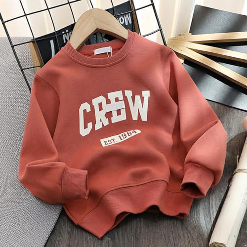 Kids Boys Girls Sweatshirts Long Sleeve Printed Pullover Top Dailywear Sports Shirts for Workout2